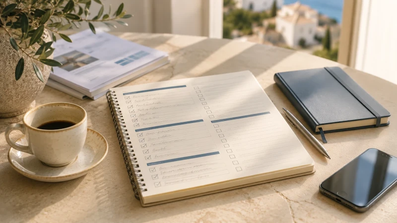 Spanish property buyer checklist to help international buyers prepare before making an offer