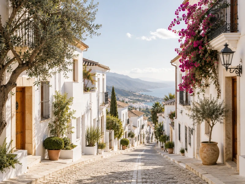 Illustration of a buyer reviewing costs before committing to a property purchase in Spain